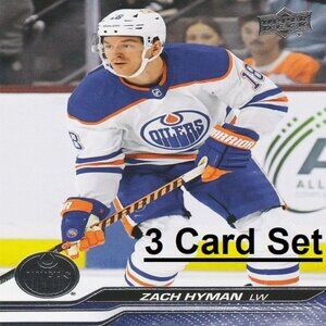 Zach Hyman Hockey Card Collection - 3 Card Set